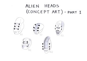 Alien Heads (Concept Art)